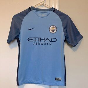 Manchester City 2016 Authentic Home Kit Jersey